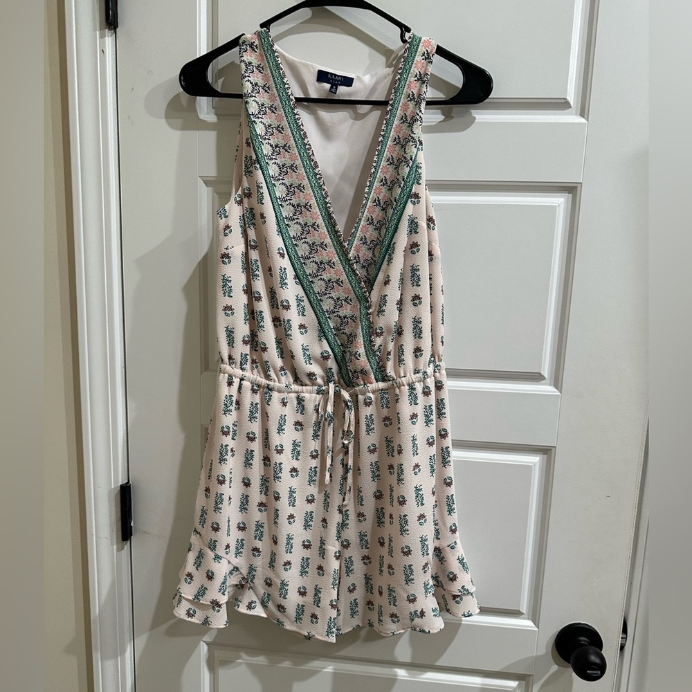 kaari blue romper, size small!